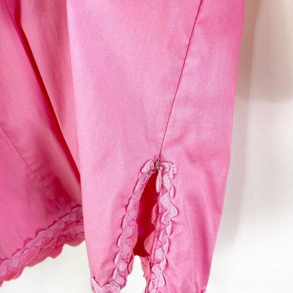 CYNTHIA STEFFE Pink V-Neck 3/4 Sleeve Blouse - Picture 5 of 9